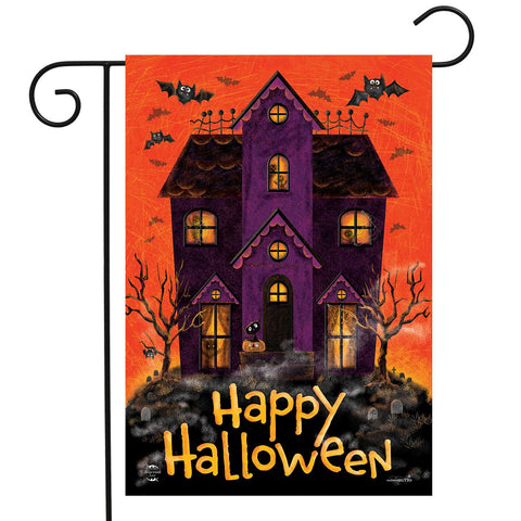 Spooky House Flag - 12.5 x 18 in