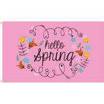 Hello Spring Flag - 3 x 5 ft