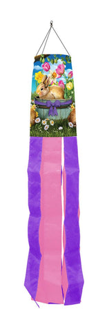 Spring Bunny Basket - Windsock WindTwister