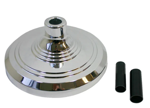 Stand for Indoor Flagpole - Chrome Finish - 8 pound