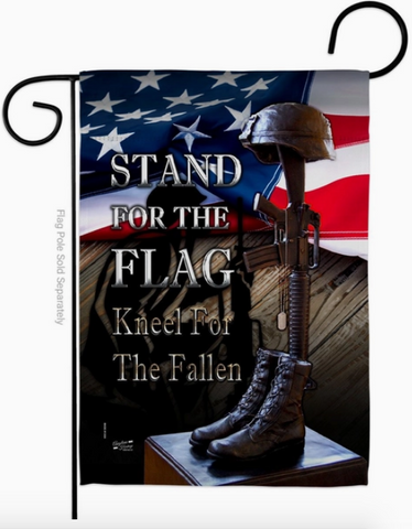 Stand for the Flag Flag - double-sided - 13 x 18.5 in