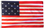 Star Spangled Banner Flag - Nylon with Grommets - 2 x 3 ft
