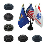 Stick Flag Base - Black Plastic
