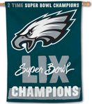 SUPER BOWL Eagles flag - 28 x 40 in