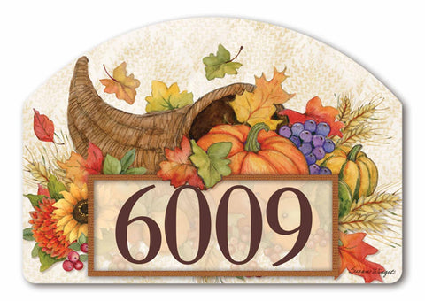 Thanksgiving Cornucopia YardDesign® - 14 x 10 in