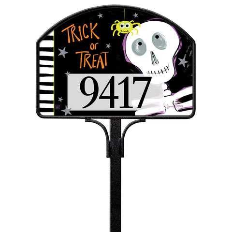 Trick or Treat Skeleton YardDesign® - 14 x 10 in