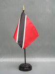 Trinidad & Tobago Stick Flag - 4 x 6 in (bases sold separately)