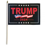 Trump Stick Flag - 12 x 18 in