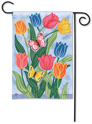 Tulip Tango BreezeArt® Flag - 12.5 x 18 in