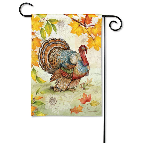 Turkey Time Flag - 12.5 x 18 in