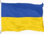 Ukraine Flag - Lite Weave Poly with Grommets - 3 x 5 ft