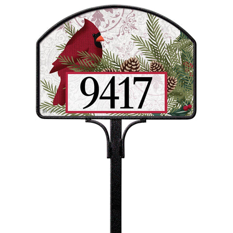 Warmest Wishes Cardinal YardDesign® - 14 x 10 in