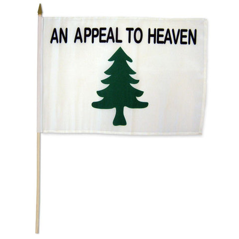 Washington's Cruiser Stick Flag - 12 x 18 in