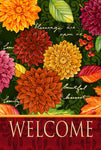 Welcome Mums Flag - 12.5 x 18 in