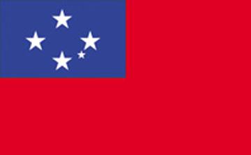 Western Samoa Flag
