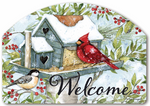 Winter Birdhouse YardDesign® - 14 x 10 in