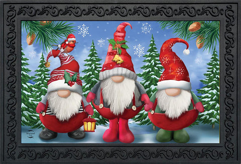 Winter Gnomes Mat - 18 x 30 in