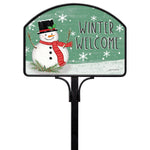 Winter Welcome YardDesign® - 14 x 10 in
