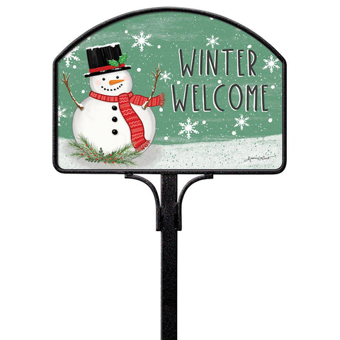Winter Welcome YardDesign® - 14 x 10 in