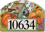 Autumn Birdhouse YardDesign® - 14 x 10 in
