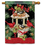 Christmas Dinner BreezeArt® Flag - 28 x 40 in