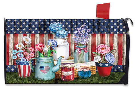 American Picnic Mailbox Cover