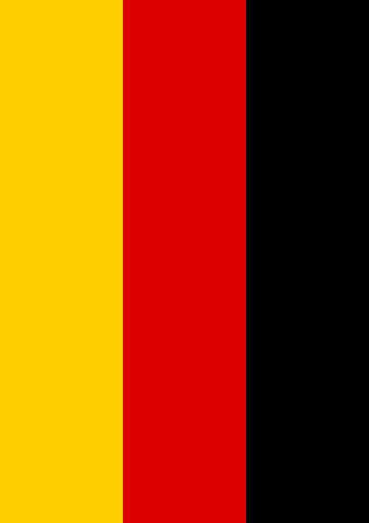 Germany Flag - printed poly - 28 x 40 in