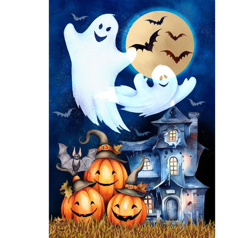 Halloween Haunting Flag - 28 x 40 in