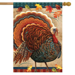 Fall Turkey Flag - 28 X 40 in