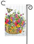 Flower Basket BreezeArt® Flag - 12 .5 x 18 in