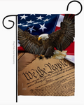 We the People Flag - double-sided - 13 x 18.5 in