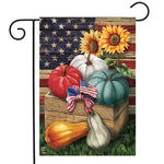 Patriotic Pumpkins Flag - 12.5 x 18 in