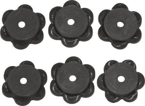 Flag Stopper - Rubber - for 1/4" diameter iron garden posts