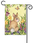 Springtime Bunny BreezeArt® Flag - 12.5 x 18 in