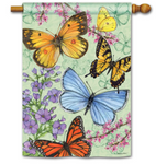 Butterfly Dance BreezeArt® Flag - 28 x 40 in