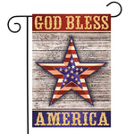 God Bless America Star Flag - 12.5 x 18 in