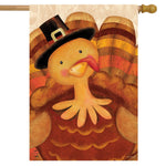 Thanksgiving Turkey Flag - 28 x 40 in