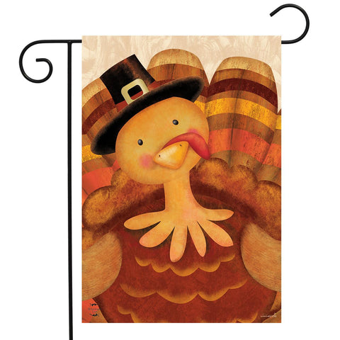 Thanksgiving Turkey Flag - 12.5 x 18 in