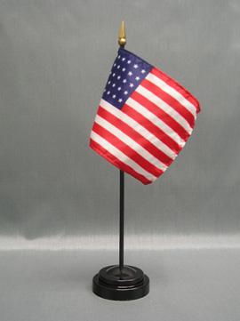 35 Star US Stick Flag (1863-1865) - 4 x 6 in (bases sold separately)