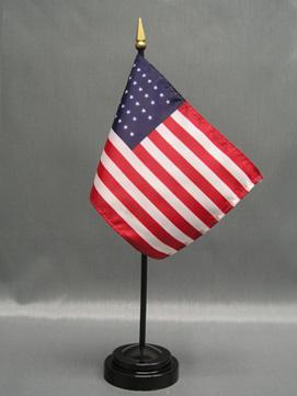 38 Star US Stick Flag (1877-1890) - 4 x 6 in (bases sold separately)