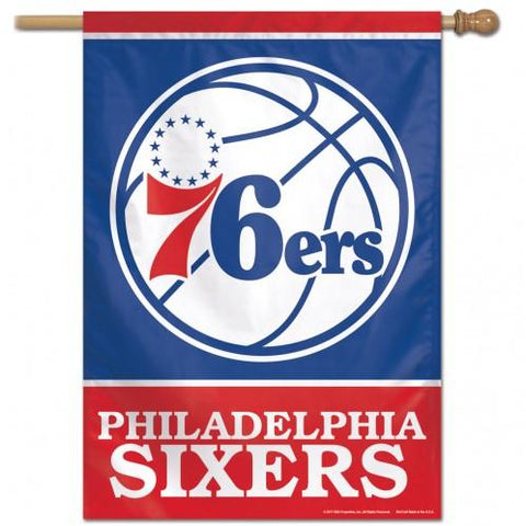 Philadelphia 76ers - 28 x 40 in Vertical Banner Flag