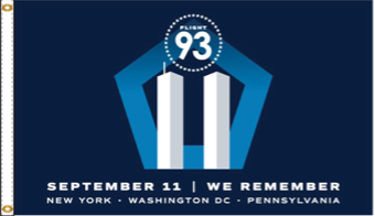 9-11 Commemorative - We Remember (NY DC PA) - Nylon - 3 x 5 ft