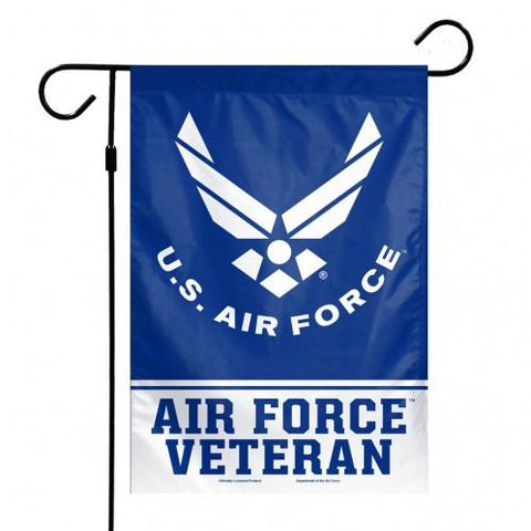 Air Force Veteran Garden Flag - Poly - 12 x 18 in