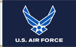Air Force Wings Flag - Nylon with Grommets - 3 x 5 ft