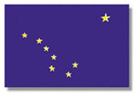 Alaska Flag - Nylon with Grommets - sewn - 3 x 5 ft