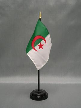 Algeria Stick Flag - 4 x 6 in
