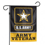 Army Star Veteran Garden Flag - Poly - 12 x 18 in
