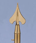 Army Spear - Brass - 7 in