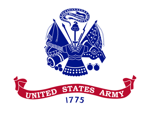 Army Stick Flag - Polycotton - 12 x 18 in