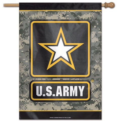 Army Camo Vertical Banner Flag - Poly - 28 x 40 in
